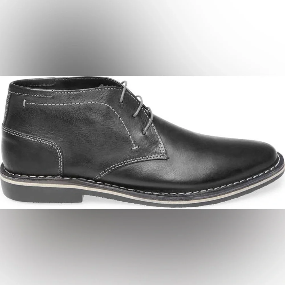 Steve Madden Harken Chukka Leather Ankle Boots Sz 7.5 BNWOB